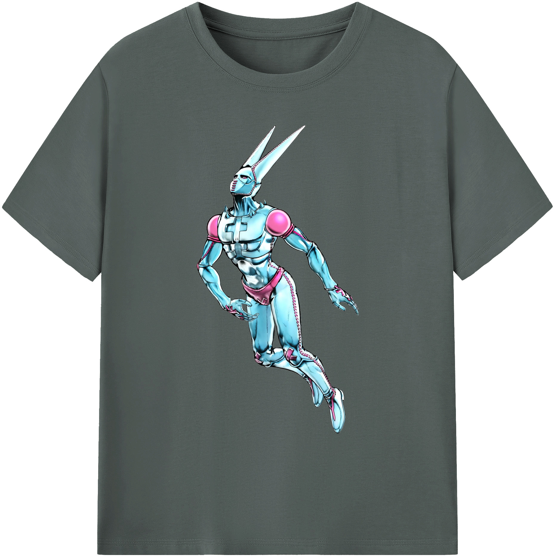 （画像用） ジョジョの奇妙な冒険 JoJo's Bizarre Adventure 綿100％ メンズ半袖Tシャツ｜肌触りやわらか＆通気性